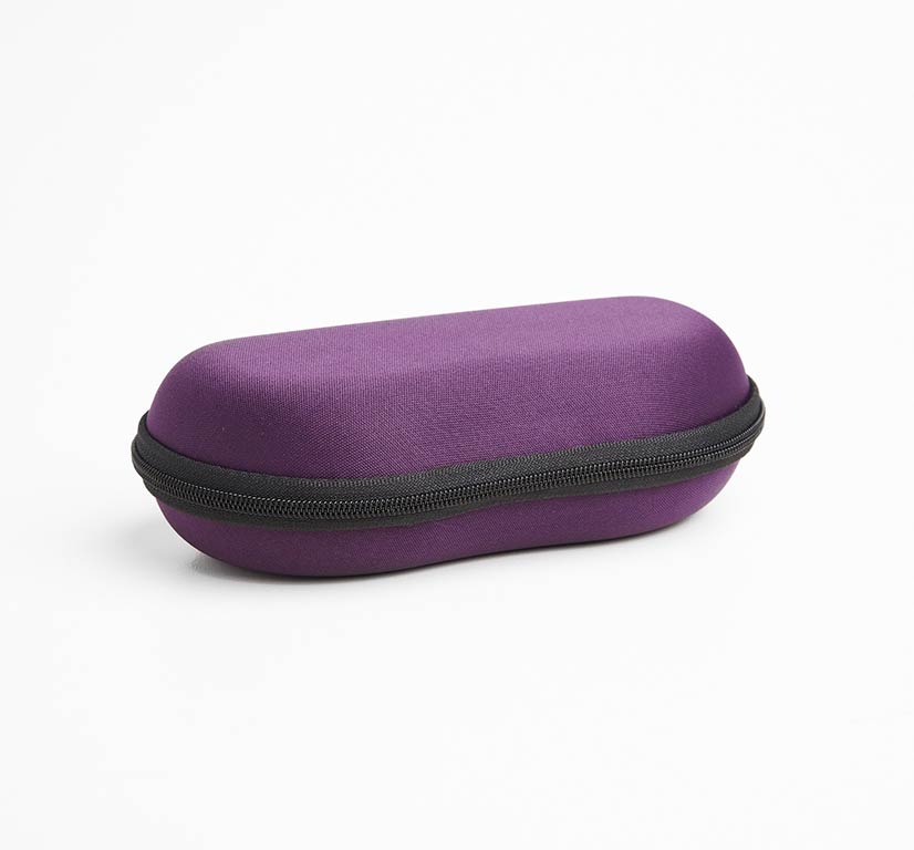 Eggplant designed travel case