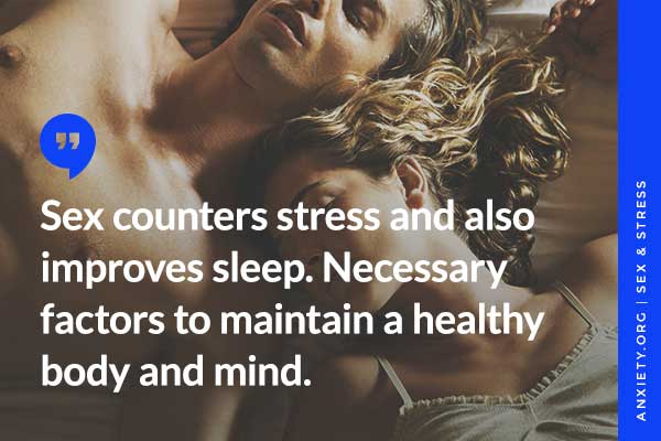 Sex helps stress