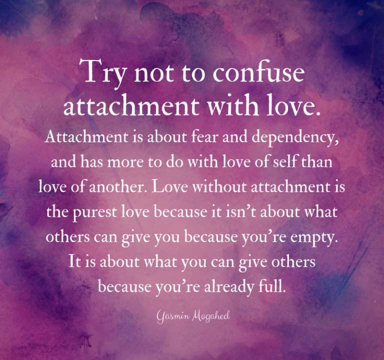 Love and attachment quote