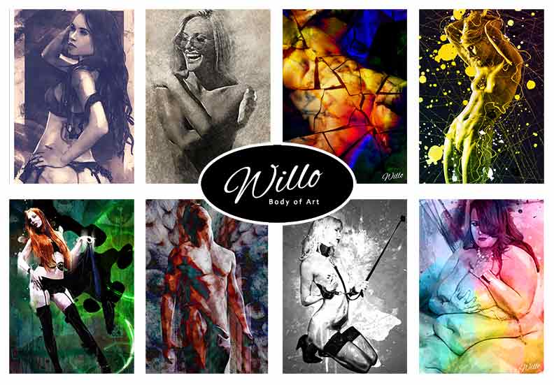 Digital artwork creator specialising in nude images