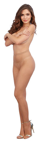 Dream Girl Fishnet Pantyhose With Back Seam OS - Fishnet and Thigh Highs