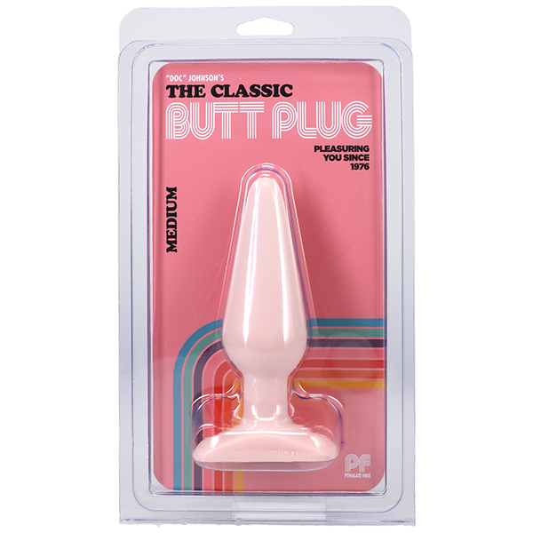 Doc Johnson Classic Butt Plug Smooth Medium Novelty Vibrators