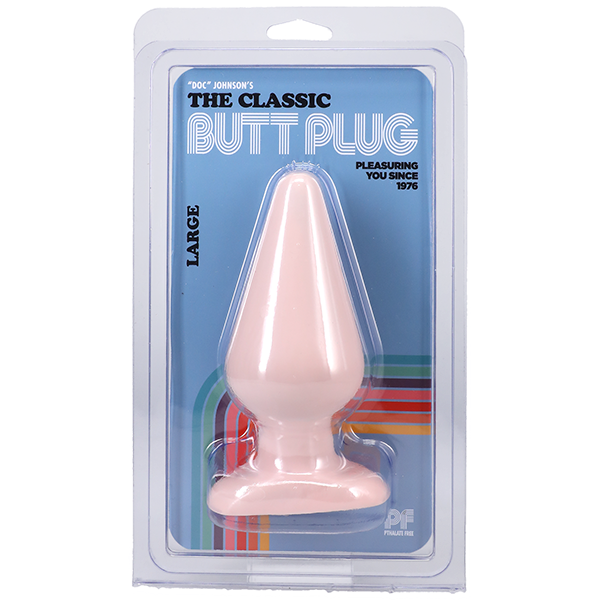 Doc Johnson Classic Butt Plug Smooth Large Butt Plugs