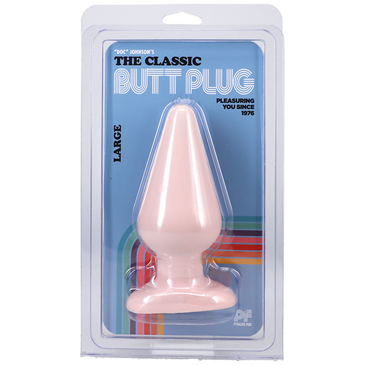Doc Johnson Classic Butt Plug Smooth Large - Butt Plugs