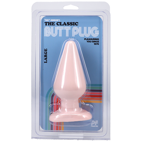 Doc Johnson Classic Butt Plug Smooth Large - Butt Plugs