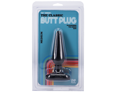 Doc Johnson Classic Butt Plug Smooth Medium - Novelty Vibrators