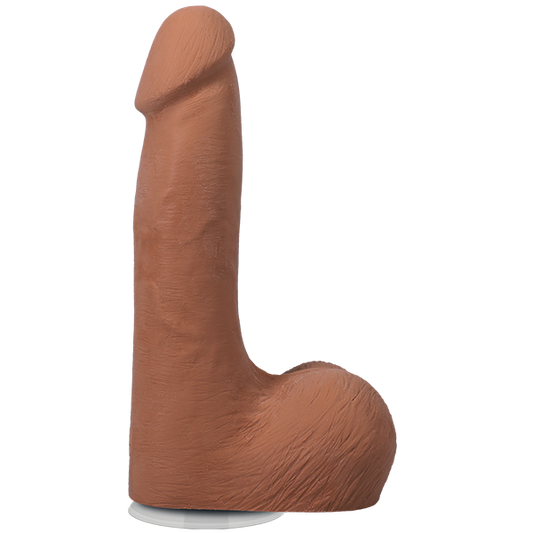 Vac-U-Lock Suction Cup 7 Inch Realistic Cock With Balls Realistic Dildos