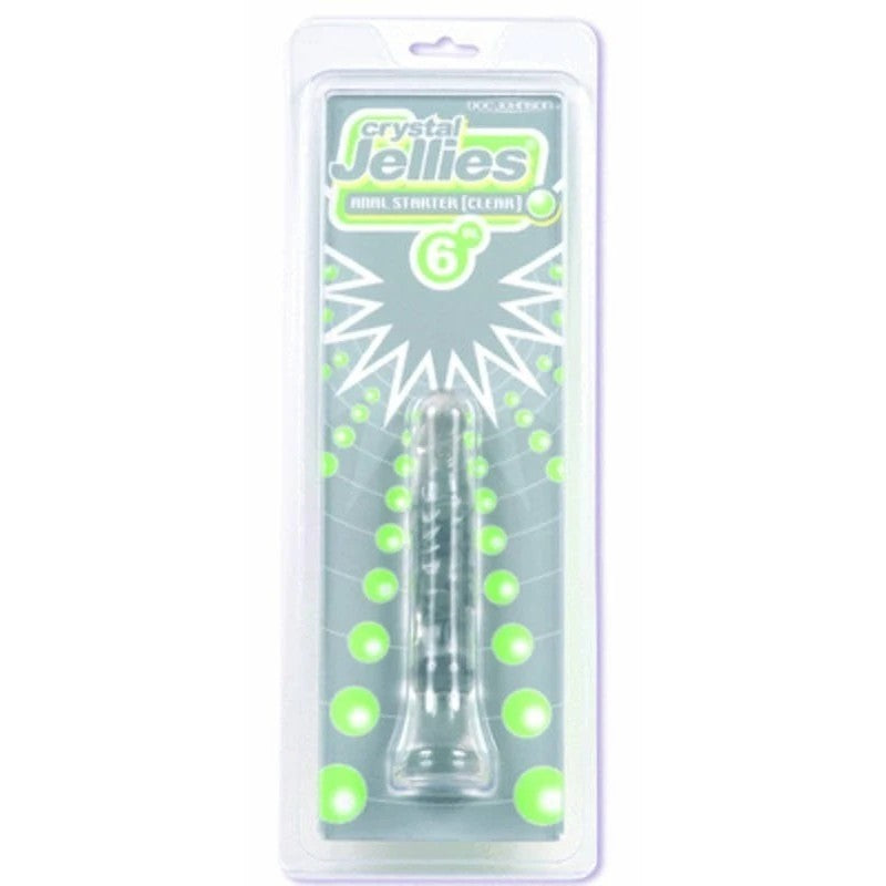 Doc Johnson 6 Inch Crystal Jellies Anal Starter Plug Butt Plugs