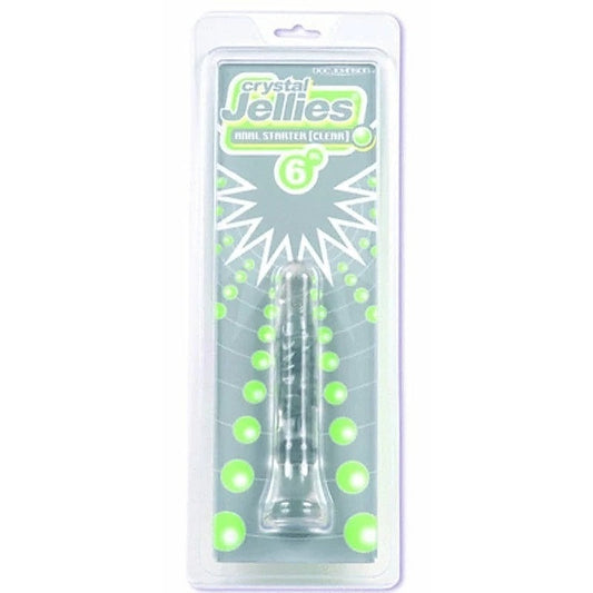 Doc Johnson 6 Inch Crystal Jellies Anal Starter Plug - Butt Plugs