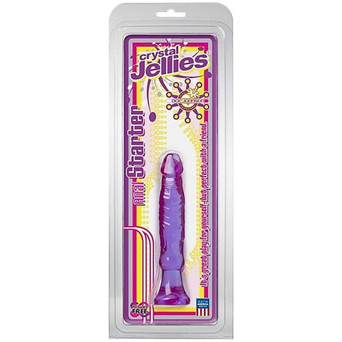 6 Inch Crystal Jellies Anal Starter Plug by Doc Johnson - Butt Plugs