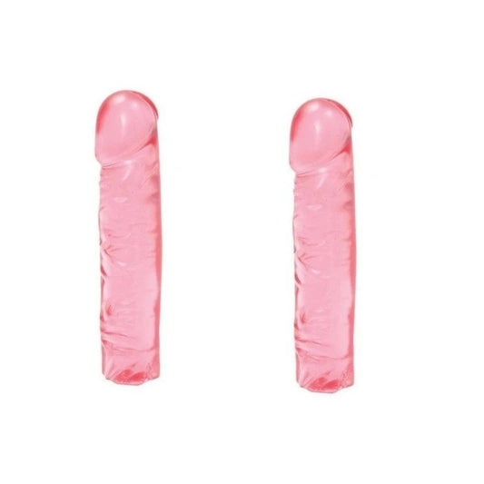 Doc Johnson 8 Inch Crystal Jellies Classic Realistic Dong - Realistic Dildos