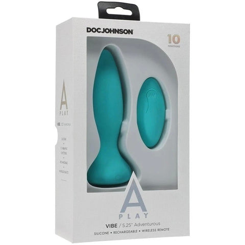 Doc Johnson A-Play Adventurous Remote Control Anal Plug - Butt Plugs