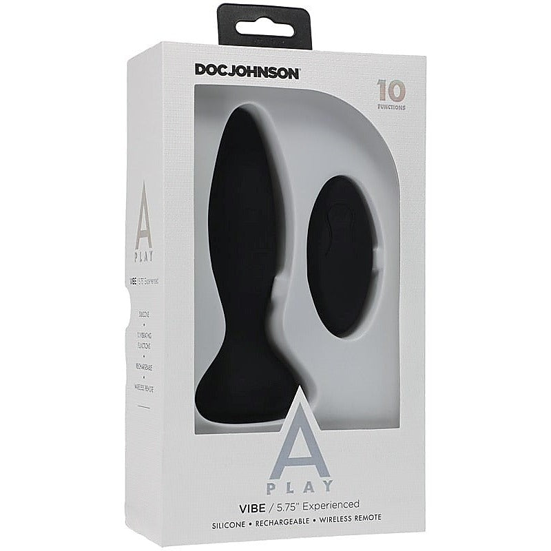A-Play Experienced Vibrating Silicone Anal Plug - Butt Plugs