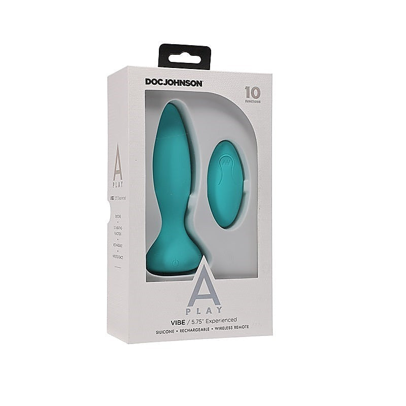 A-Play Experienced Remote Control Anal Plug by Doc Johnson - Butt Plugs