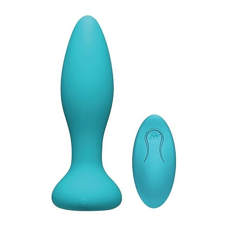 A-Play Thrust Rechargeable Silicone Anal Plug by Doc Johnson - Butt Plugs