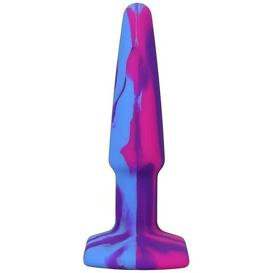 Doc Johnson A-Play Groovy Berry Boxed Silicone Anal Plug - Butt Plugs