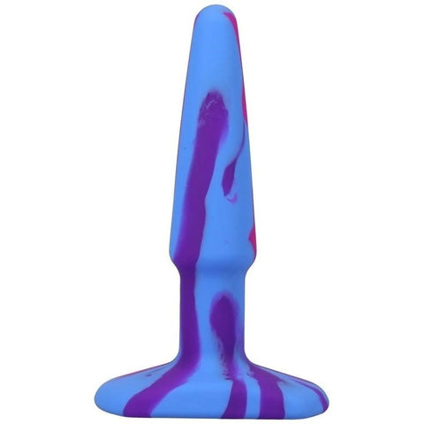 Doc Johnson A-Play Groovy Berry Boxed Silicone Anal Plug - Butt Plugs