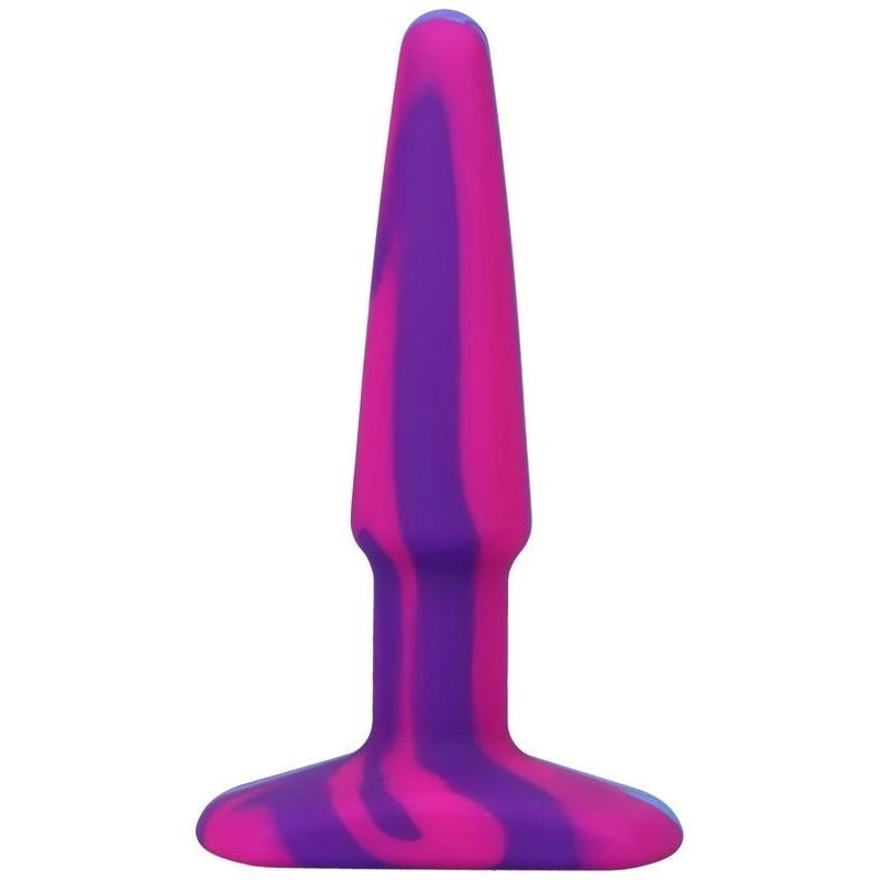 Doc Johnson A-Play Groovy Berry Boxed Silicone Anal Plug Butt Plugs