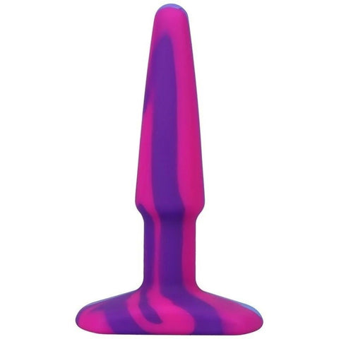Doc Johnson A-Play Groovy Berry Boxed Silicone Anal Plug - Butt Plugs