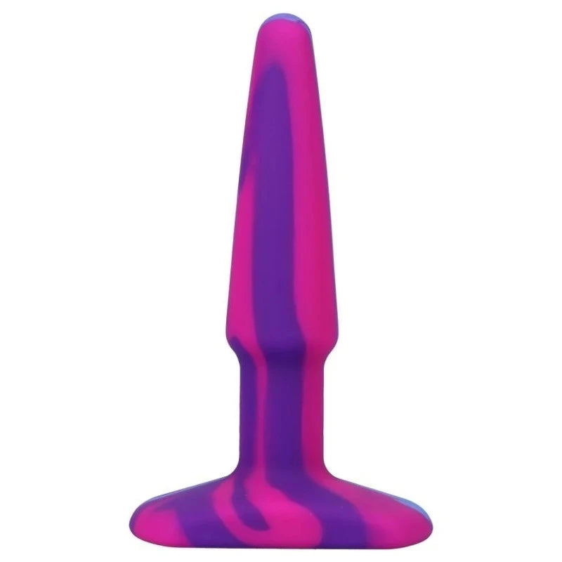 Doc Johnson A-Play Groovy Silicone Anal Plug Berry Butt Plugs