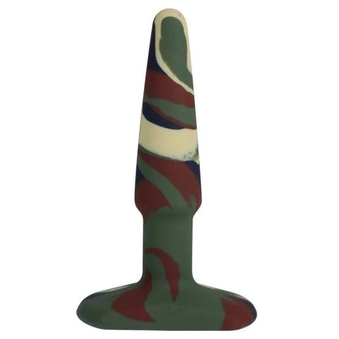 Doc Johnson A-Play Groovy Flexible Anal Plug Camouflage - Butt Plugs