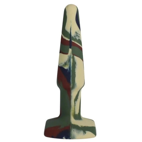 Doc Johnson A-Play Groovy Flexible Anal Plug Camouflage - Butt Plugs