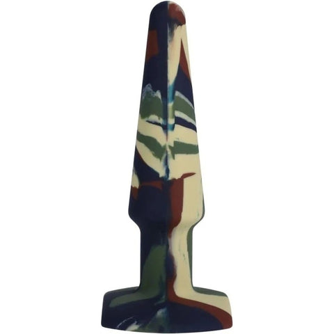 Doc Johnson A-Play Groovy Flexible Anal Plug Camouflage - Butt Plugs