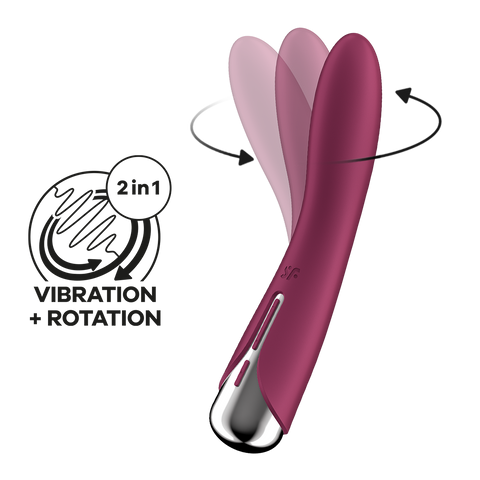 Satisfyer Spinning Vibe 1 Multi Functions G Spot Massager - Rabbit Vibrators