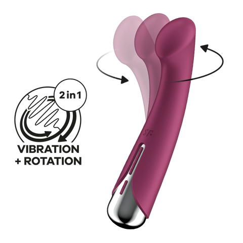 Satisfyer Spinning G-Spot 1 Rotating and Vibrating G Spot Massager - Realistic Dildos