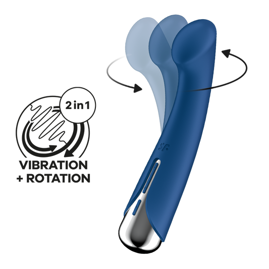Satisfyer Spinning G-Spot 1 Rotating and Vibrating G Spot Massager - Realistic Dildos
