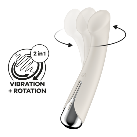 Satisfyer Spinning G-Spot 1 Rotating and Vibrating G Spot Massager - Realistic Dildos