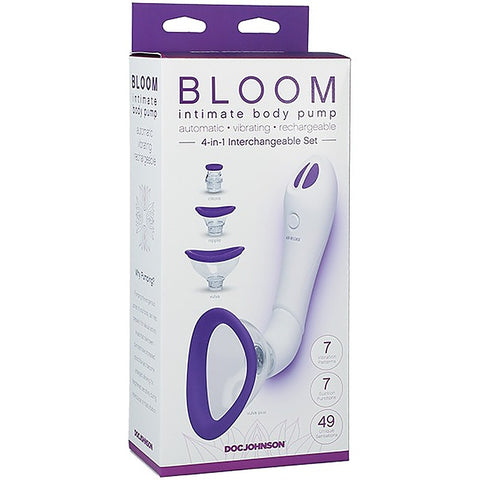 Doc Johnson Bloom Intimate Automatic Vibrating Body Pump - Pussy And Clit Toys