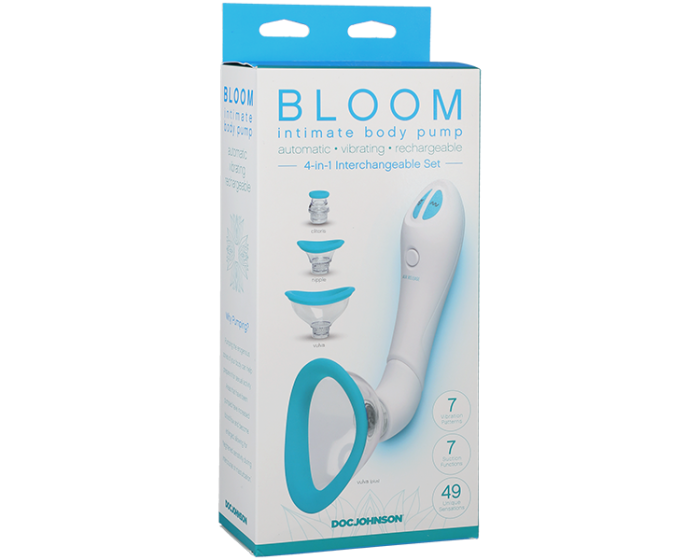 Doc Johnson Bloom Intimate Automatic Vibrating Body Pump - Pussy And Clit Toys