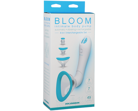 Doc Johnson Bloom Intimate Automatic Vibrating Body Pump - Pussy And Clit Toys