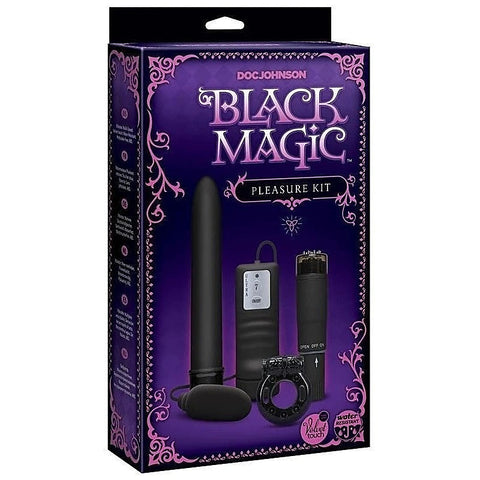 Black Magic Pleasure Endless Fun Vibrators Set - Sex Kits