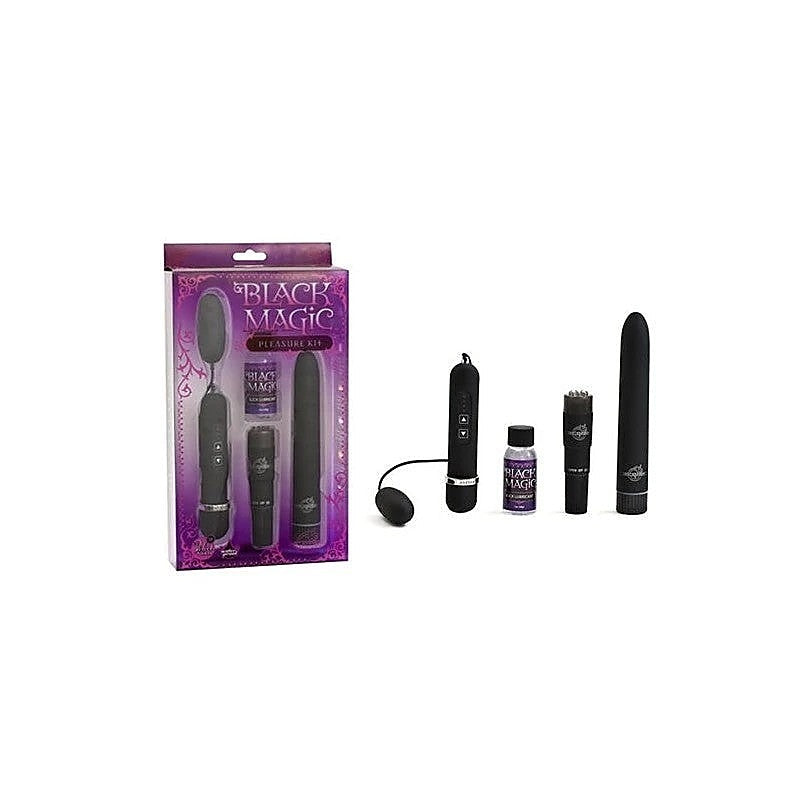 Black Magic Pleasure Endless Fun Vibrators Set - Sex Kits