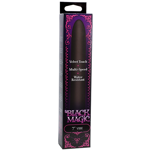 Black Magic Classic Multi Speed Bullet Massager 7 Inch Black - Bullet Vibrators