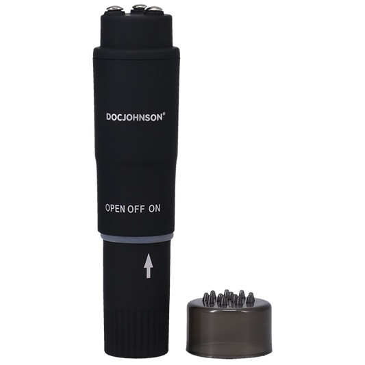 Doc Johnson Pocket Rocket Clitoral Stimulator In A Bag - Clit Ticklers and Pulsators