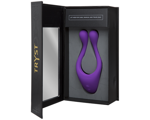 Doc Johnson Tryst Erogenous Zone Silicone Massager - Clit Ticklers and Pulsators