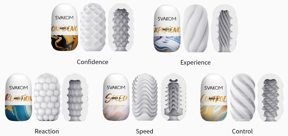 Svakom Hedy X-MIX Stretchy Strocking Sleeve Set Masturbators and Strokers