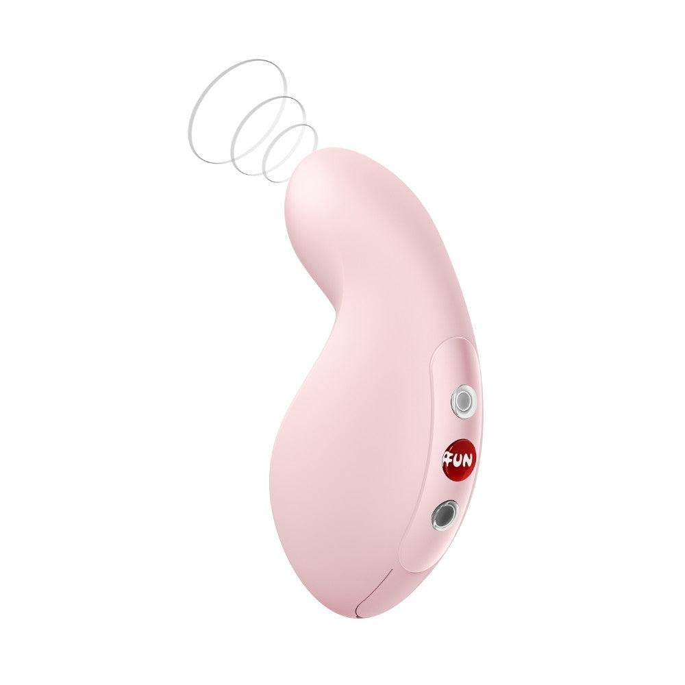 Fun Factory LUNA Silicone Air Pulsation Clitoral Stimulator Pink Clit Ticklers and Pulsators