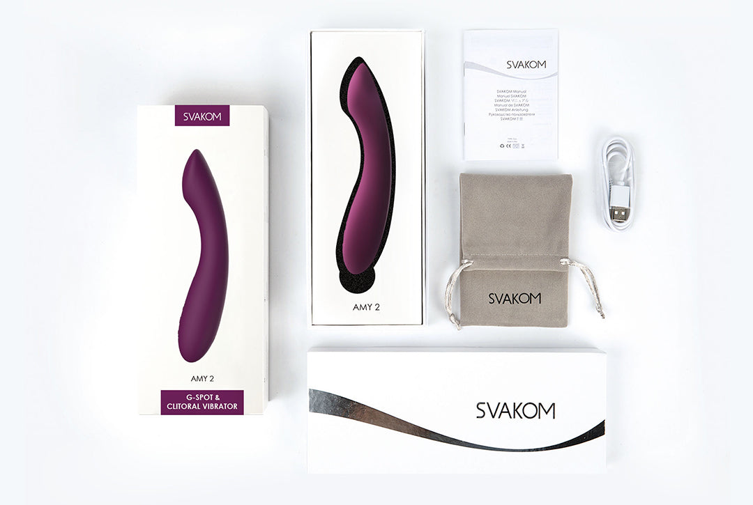 Svakom Amy 2 Flexible G-Spot Vibrator G-Spot Vibrators