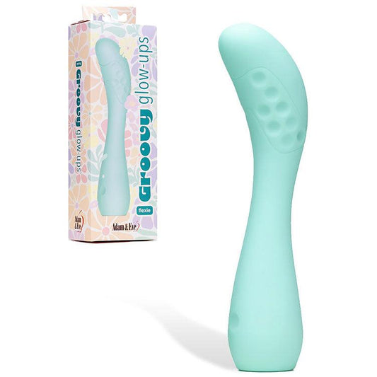 Adam & Eve GROOVY GLOW-UPS Flexie Rechargeable G-Spot Vibe - G-Spot Vibrators