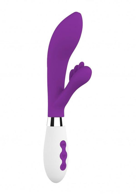 Shots Luna Agave USB Rechargeable Flexible Rabbit Massager - Rabbit Vibrators