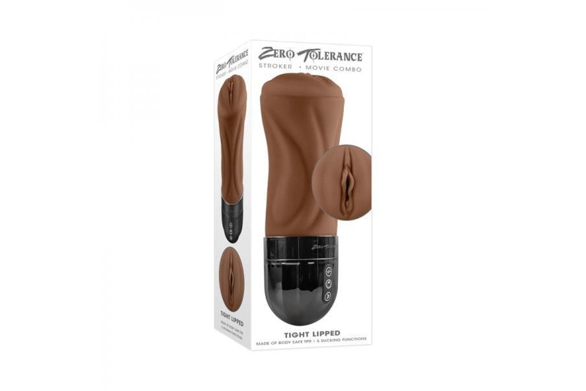 Zero Tolerance Tight Lipped Rechargeable Male Stroker Masturbators and Strokers