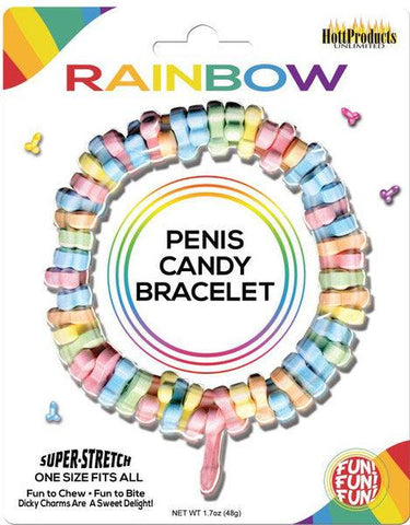 Hott Products Dicky Charms Edible Penis Candy Bracelet - Party Gifts and Novelties