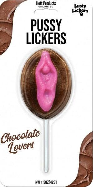 Hott Products Lusty Lickers Pussy Pop Chocolate Flavour Candy - Party Gifts and Novelties