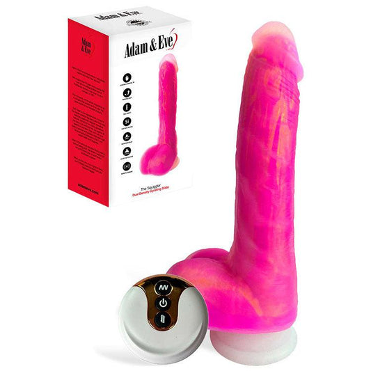 Adam & Eve THE SQUIGGLER Vibrating & Gyrating Dildo - Vibrating Dildos