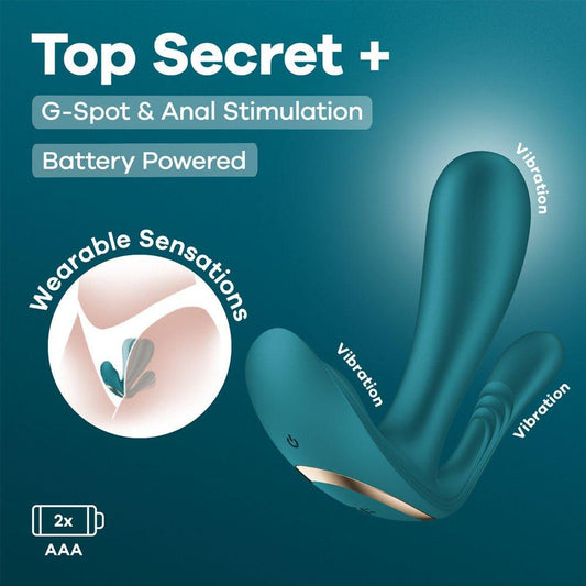 Satisfyer Top Secret + Battery Series Wearable Vibrator - G-Spot Vibrators