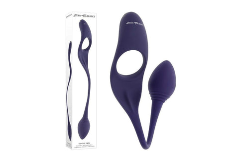 Zero Tolerance Tip To Tail Vibrating Plug & Cock Ring - Vibrating Cock Rings